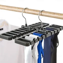 Belt Hanger for Closet, 10 Belts Rack Storage Organizer, Holder - Closet Tie Racks Hangers Sturdy for Men Women
