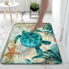 Benthos Bath Mat Non-slip Diatomaceous Earth Bath Mat Super Absorbent Bathroom Bath Rug Creative Bathroom Rug Coral Velve New Design