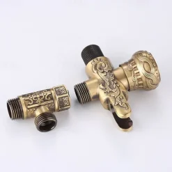 Bidet Faucet Antique Copper Toilet Handheld Bidet Sprayer Self-Cleaning Antique Clean Spray Gun
