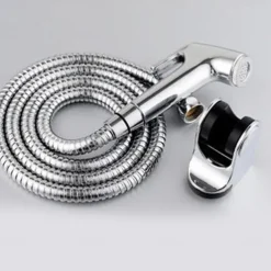 Bidet Sprayer for Toilet with Hose1.5m, Wall Mounted Handlheld ABS Spray Head, Shattaf Diaper Cleaning Set for Personal Hygiene