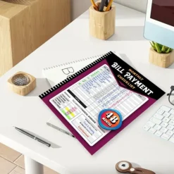 Bill Payment Management Book Monthly Bill Payment Checklist Bill Tracker Notebook, The 48 Month Guide for Families & Money Managers