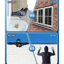 Bird and Pest Repellent Nails Durable ABS Plastic for Birds Squirrels Cats Raccoons and Crows - ideal for Outdoor Fencing and Roof Protection