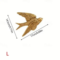 Bird Metal Wall Art Flying Bird Wall Decor Wall Sculpture Wall Decor For Indoor Outdoor Room Decor Home Decor Party Decor