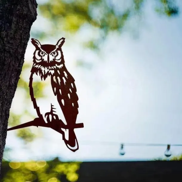 Bird Metal Wall Decor Lovebird Art for Outdoor Garden Patio Decor Garden Decor Bird Decor Signs Garden Yard Decor Garden Yard Backyard Statues