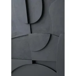 Black And White Abstract Texture 3d Geometry Art Painting On Canvas Prints Modern Minimal Wall Decor Sculptural Poster Pictures