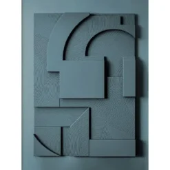 Black And White Abstract Texture 3d Geometry Art Painting On Canvas Prints Modern Minimal Wall Decor Sculptural Poster Pictures