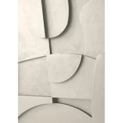 Black And White Abstract Texture 3d Geometry Art Painting On Canvas Prints Modern Minimal Wall Decor Sculptural Poster Pictures