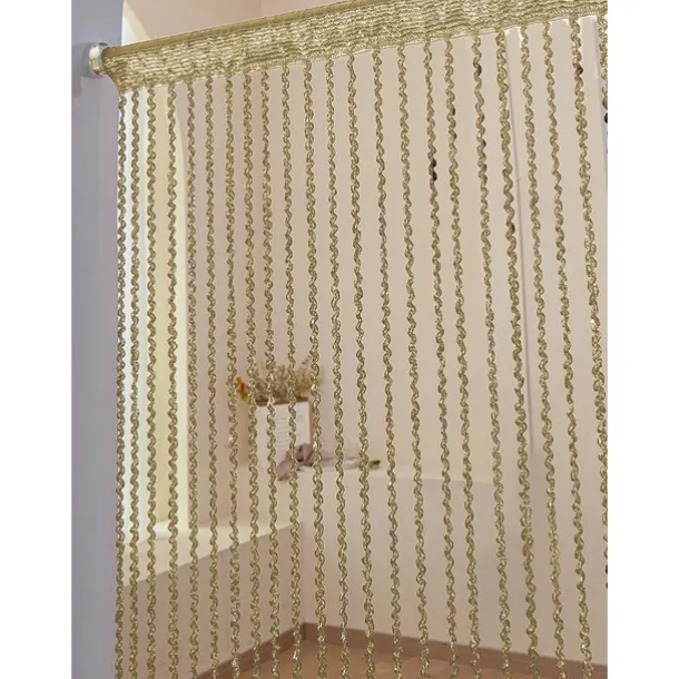 Black Beaded Curtains String Curtain Doorway Curtain Tassels Beaded Curtain, Boho Macrame Sliding Door Curtain Wedding Tapestry Decoration, Room Divider for Pergola Outdoor Patio