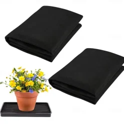 Black Capillary Mat for Automatic Plant Watering System - Ideal for Greenhouses, Hydroponics, and Indoor Potted Plant Germination Irrigation