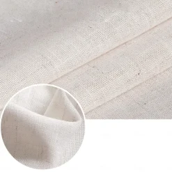 Black French Door Curtain Linen Textured Thermal Insulated Room Darkening Door Curtain Panel, Rod Pocket Noise Reducing Single Door Panel,1 Panel, Gray