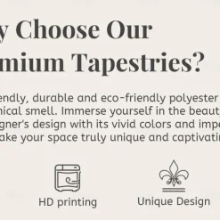 Blacklight Tapestry UV Reactive Glow in the Dark Glow Party Neon Bull Animal Psychedelic Trippy Misty Hanging Tapestry Wall Art Mural for Living Room Bedroom