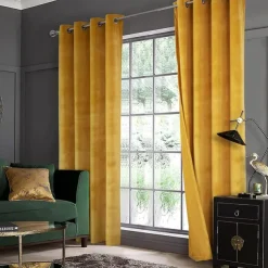 Blackout Curtain Drapes Velvet Farmhouse Grommet/Eyelet IKEA Series Curtain Panels For Living Room Bedroom Door Kitchen Window Treatments Thermal Insulated Room Darkening