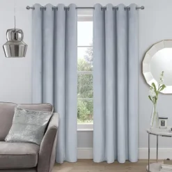 Blackout Curtain Drapes Velvet Farmhouse Grommet/Eyelet IKEA Series Curtain Panels For Living Room Bedroom Door Kitchen Window Treatments Thermal Insulated Room Darkening