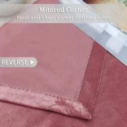 Blackout Curtain Drapes Velvet Farmhouse Grommet/Eyelet IKEA Series Curtain Panels For Living Room Bedroom Door Kitchen Window Treatments Thermal Insulated Room Darkening