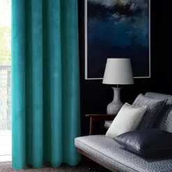 Blackout Curtain Drapes Velvet Farmhouse Grommet/Eyelet IKEA Series Curtain Panels For Living Room Bedroom Door Kitchen Window Treatments Thermal Insulated Room Darkening