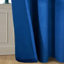 Blackout Curtain Drapes Velvet Farmhouse Grommet/Eyelet IKEA Series Curtain Panels For Living Room Bedroom Door Kitchen Window Treatments Thermal Insulated Room Darkening