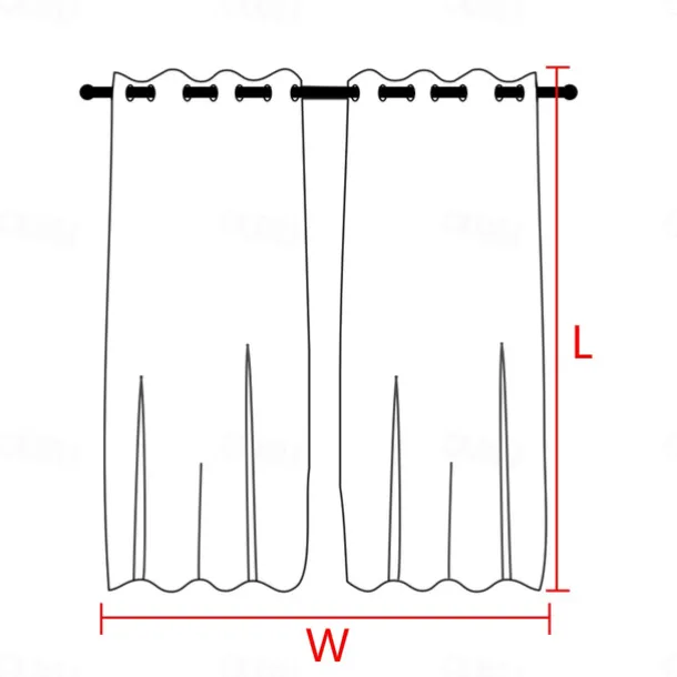 Blackout Curtains, Curtains for Bedroom Living Room Thermal Insulated Curtains, Window Treatments Patterned Drapes Panels