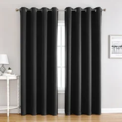 Blackout Curtains Thermal Insulated Long Curtains& Drapes Room Darkening Curtains for Living Room Bedroom Window