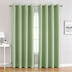 Blackout Curtains Thermal Insulated Long Curtains& Drapes Room Darkening Curtains for Living Room Bedroom Window