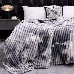 Blanket for Beds Tie Dyeing Warm Manta Single/Queen/King Flannel Fleece Thow Blanket Thick Warm Plaids for Bedroom Sofa