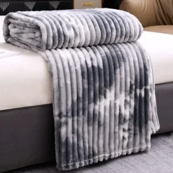 Blanket for Beds Tie Dyeing Warm Manta Single/Queen/King Flannel Fleece Thow Blanket Thick Warm Plaids for Bedroom Sofa