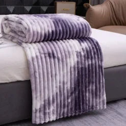 Blanket for Beds Tie Dyeing Warm Manta Single/Queen/King Flannel Fleece Thow Blanket Thick Warm Plaids for Bedroom Sofa