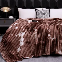 Blanket for Beds Tie Dyeing Warm Manta Single/Queen/King Flannel Fleece Thow Blanket Thick Warm Plaids for Bedroom Sofa