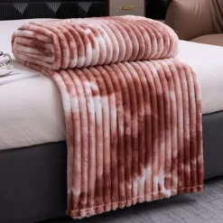 Blanket for Beds Tie Dyeing Warm Manta Single/Queen/King Flannel Fleece Thow Blanket Thick Warm Plaids for Bedroom Sofa