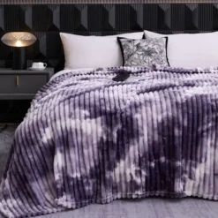 Blanket for Beds Tie Dyeing Warm Manta Single/Queen/King Flannel Fleece Thow Blanket Thick Warm Plaids for Bedroom Sofa