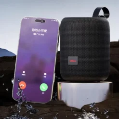 Bluetooth 5.3 IPX7 Waterproof Outdoor Speaker with Ultra-Loud Bass Stereo Sound, RGB Lights, TWS Dual Speakers Pairing, Supports USB Drive/TF-Card