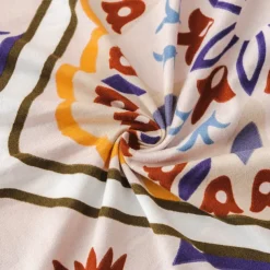 Bohemia Design Sofa Cover Stretch Sofa Seat Couch Cushion Slipcovers Boho Style, Anti-Slip Furniture Protector for Sectional 1/2/3/4 Seat Cover,L Shape Sofa Covers, Chaise Lounge Sofa Slipcover