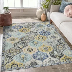 Bohemian Boho Area Rug Kitchen Mat Non-Slip Oil Proof Floor Mat Livingroom Rug Indoor Outdoor Mat Bedroom Decor Bathroom Mat Entrance Rug Door Mat