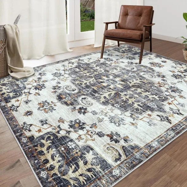 Bohemian Boho Area Rug Kitchen Mat Non-Slip Oil Proof Floor Mat Livingroom Rug Indoor Outdoor Mat Bedroom Decor Bathroom Mat Entrance Rug Door Mat