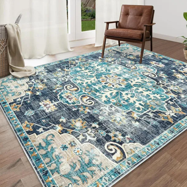 Bohemian Boho Area Rug Kitchen Mat Non-Slip Oil Proof Floor Mat Livingroom Rug Indoor Outdoor Mat Bedroom Decor Bathroom Mat Entrance Rug Door Mat