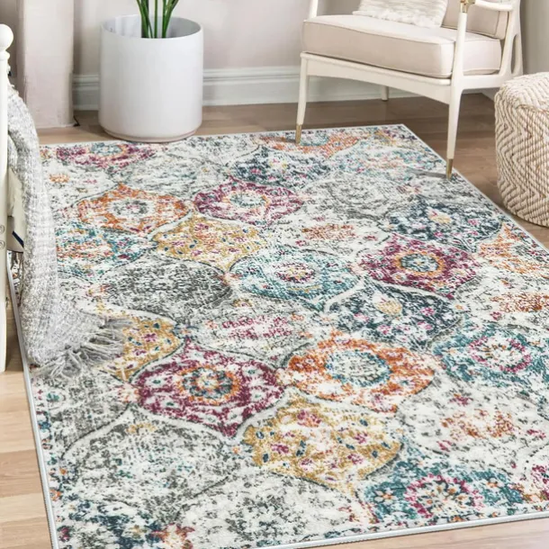 Bohemian Boho Area Rug Kitchen Mat Non-Slip Oil Proof Floor Mat Livingroom Rug Indoor Outdoor Mat Bedroom Decor Bathroom Mat Entrance Rug Door Mat