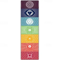 Bohemian Chakra Woven Tapestry Nordic Living Room Bedroom Home Decor Boho Tapestry Entrance Wall Hanging Tassel