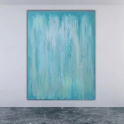 Boho Art Heavy Texture Painting hand painted Brown Abstract Art Nordic Art oil painting handmade Blue Brown Beige 3D Textured Art Original Painting Wall Art painting