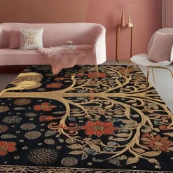 Boho Elephants Area Rug Kitchen Mat Non-Slip Oil Proof Floor Mat Livingroom Rug Indoor Outdoor Mat Bedroom Decor Bathroom Mat Entrance Rug Door Mat