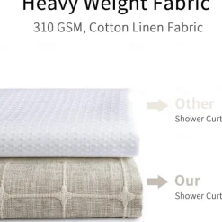 Boho Farmhouse Shower Curtain Set 180cm*180cm(70