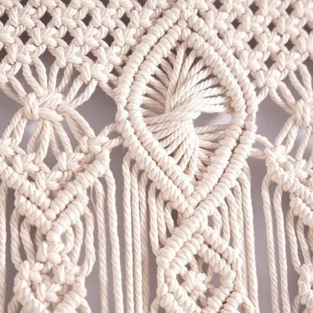 Boho Macrame Curtains Sliding Door Curtain Woven Bohemian Tapestry Decor,Outdoor Curtain Privacy, Patio Wedding Decoration, Room Divider for Pergola, Gazebo, Balcony, Porch