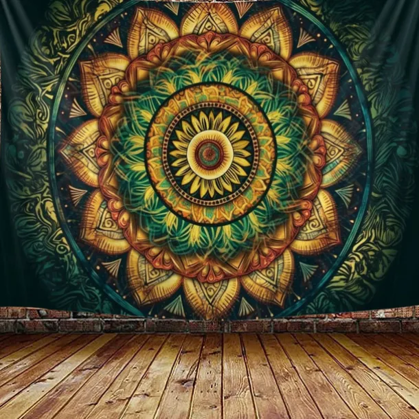 Boho Mandala Hanging Tapestry Wall Art Large Tapestry Mural Decor Photograph Backdrop Blanket Curtain Home Bedroom Living Room Decoration