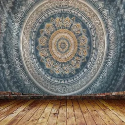 Boho Mandala Hanging Tapestry Wall Art Large Tapestry Mural Decor Photograph Backdrop Blanket Curtain Home Bedroom Living Room Decoration