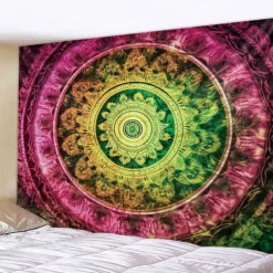 Boho Mandala Hanging Tapestry Wall Art Large Tapestry Mural Decor Photograph Backdrop Blanket Curtain Home Bedroom Living Room Decoration