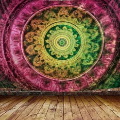 Boho Mandala Hanging Tapestry Wall Art Large Tapestry Mural Decor Photograph Backdrop Blanket Curtain Home Bedroom Living Room Decoration