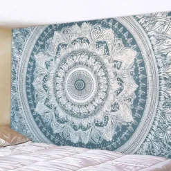 Boho Mandala Hanging Tapestry Wall Art Large Tapestry Mural Decor Photograph Backdrop Blanket Curtain Home Bedroom Living Room Decoration