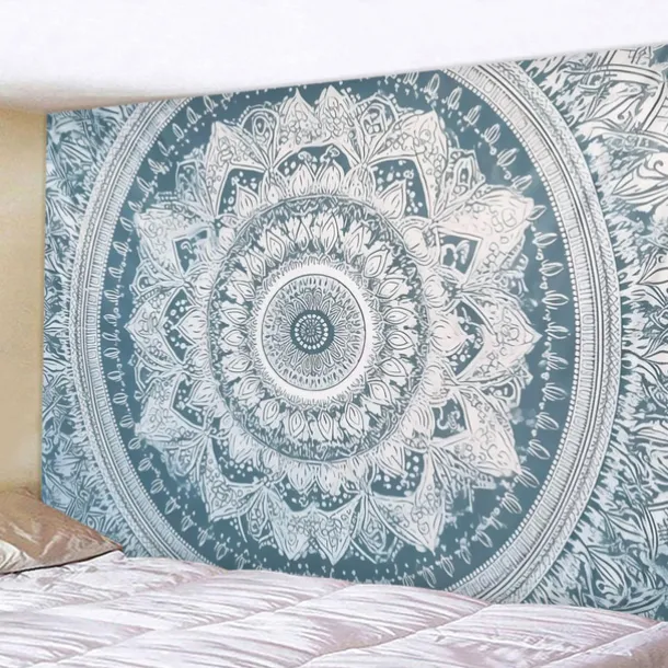 Boho Mandala Hanging Tapestry Wall Art Large Tapestry Mural Decor Photograph Backdrop Blanket Curtain Home Bedroom Living Room Decoration