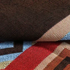 Boho Throw Blanket, Colorful Chenille Woven Bohemian Sofa Slipcover Recliner Loveseat Furniture Cover Aztec Hippie Throws Blankets