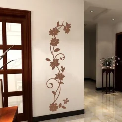 Botanical Decorative Vinyl Wall Stickers Home Decoration 30X105cm Wall Stickers for bedroom living room Removable Stickers Wall Decor