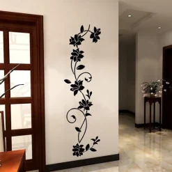 Botanical Decorative Vinyl Wall Stickers Home Decoration 30X105cm Wall Stickers for bedroom living room Removable Stickers Wall Decor