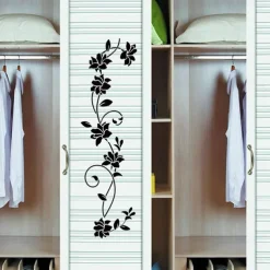 Botanical Decorative Vinyl Wall Stickers Home Decoration 30X105cm Wall Stickers for bedroom living room Removable Stickers Wall Decor